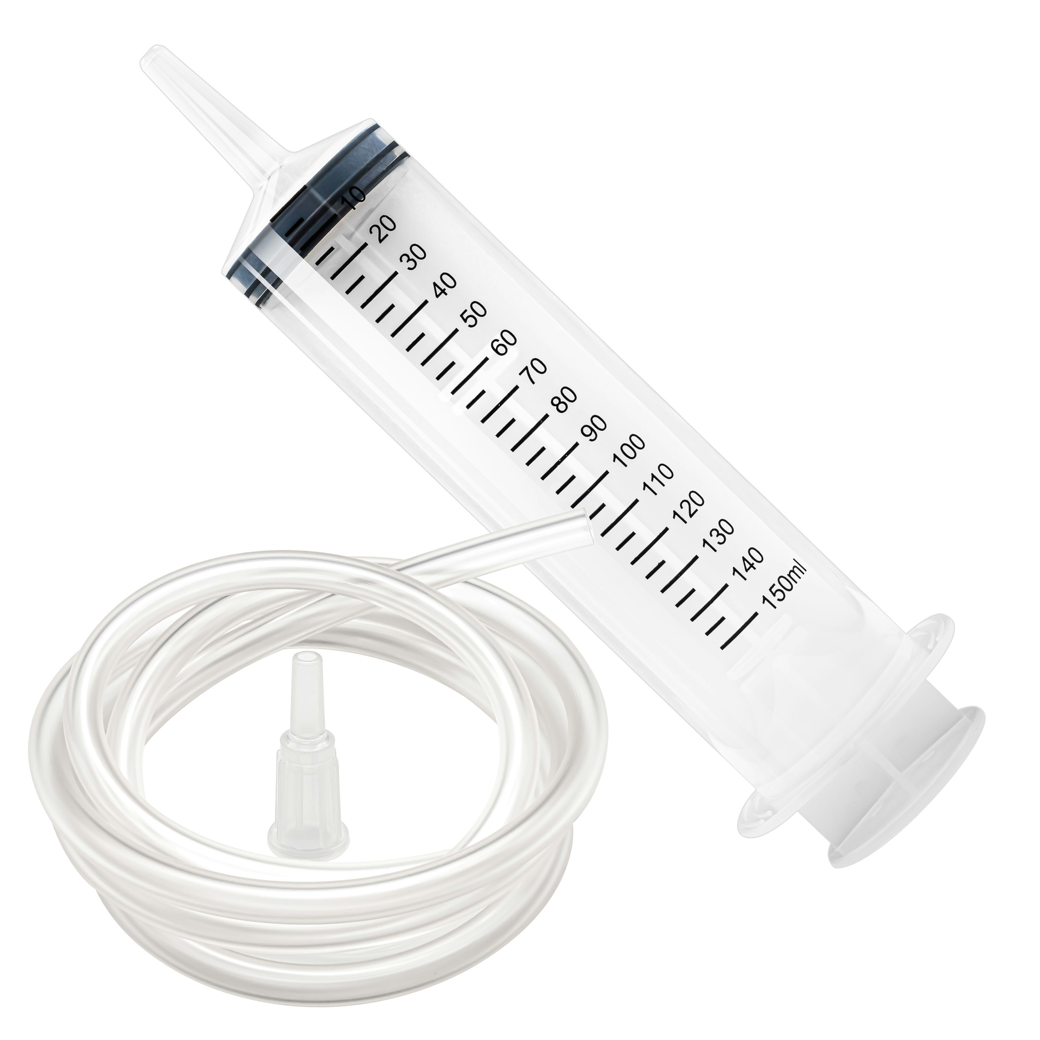 Spritze 150 ml mit Schlauch 1 m