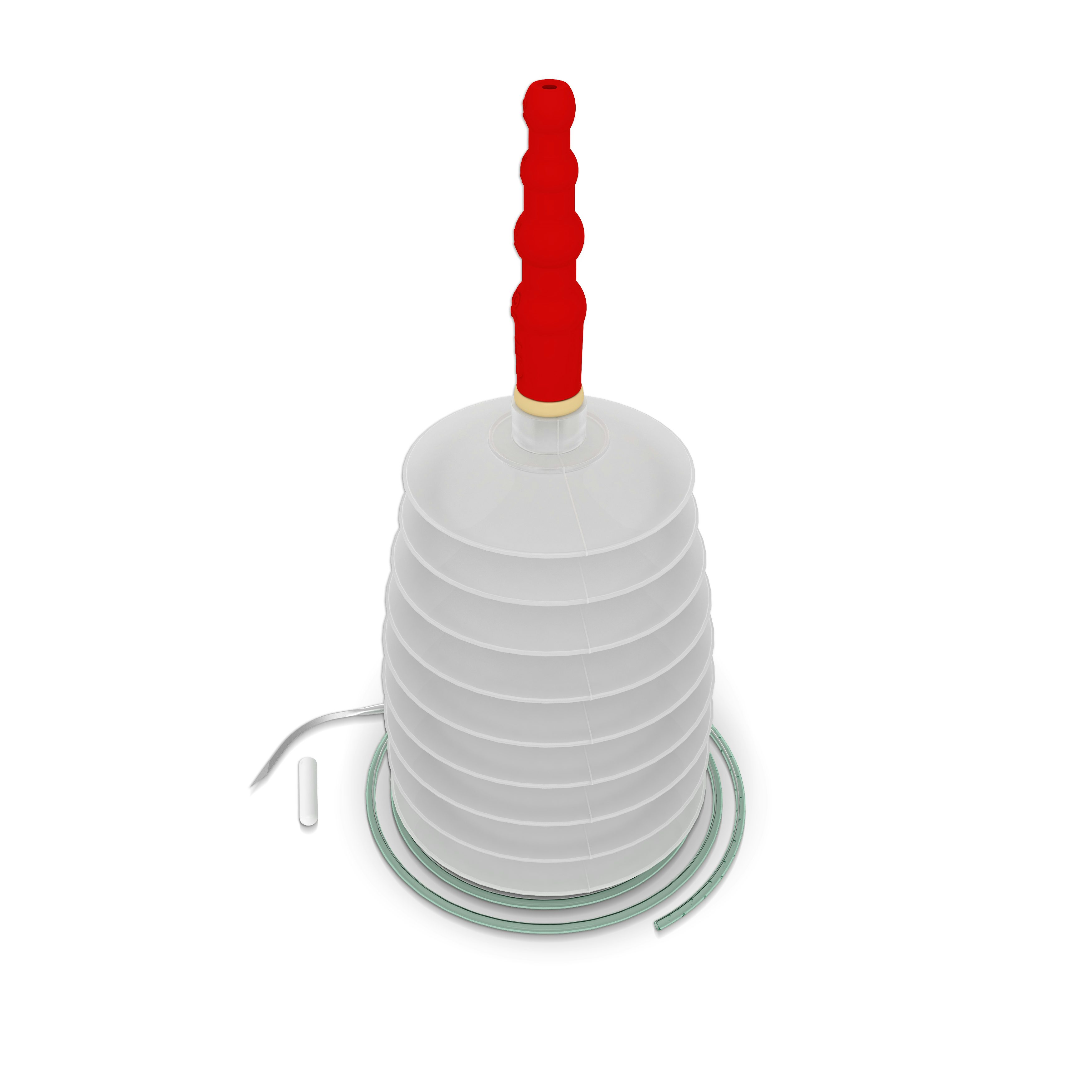 Mini Pack, Faltenbalg 150 ml, Abschneideverbinder; Drain 500 mm, Ch. 6, 70 mm