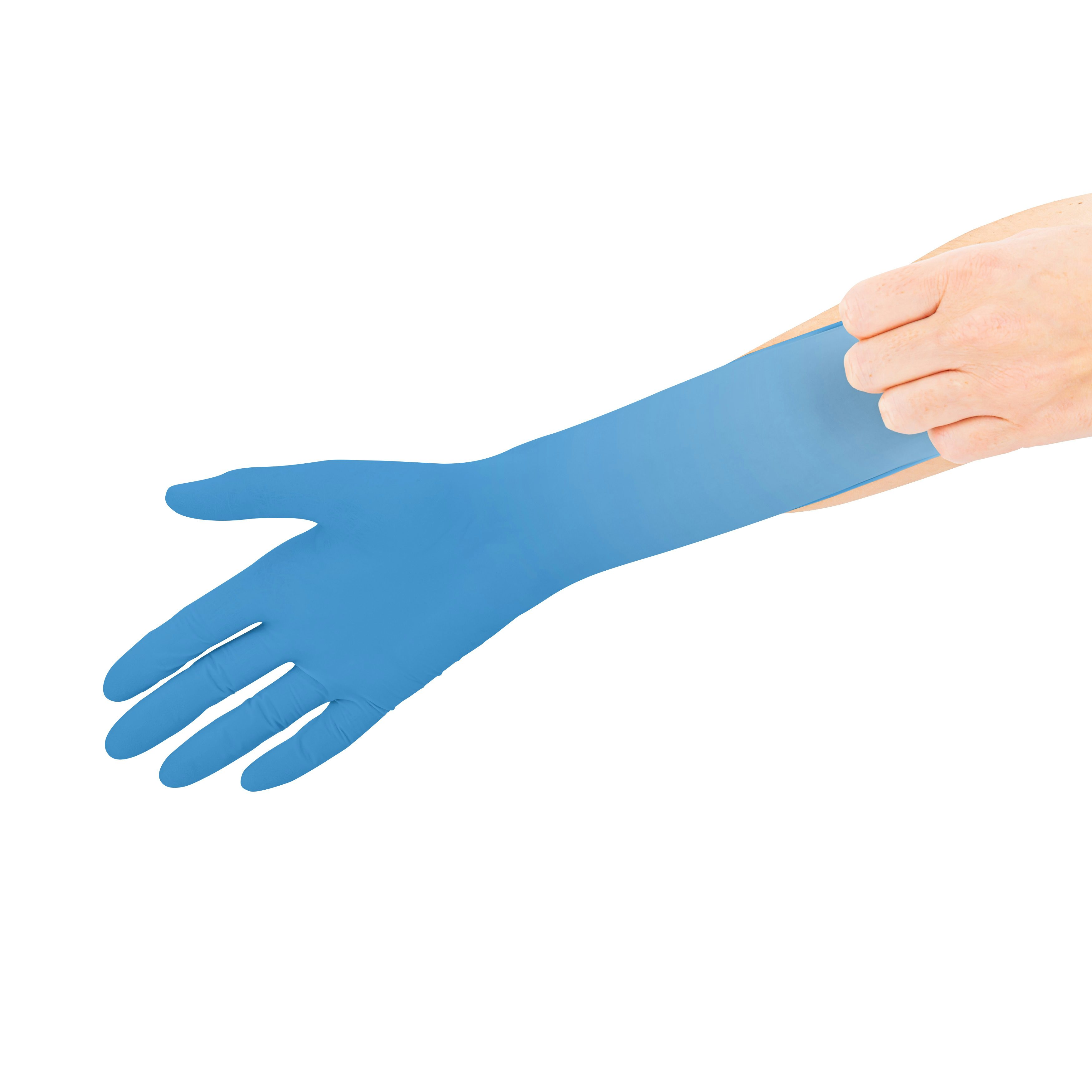SF Nitril Handschuhe, Latex-frei Größe S, Blau, 200 Stück