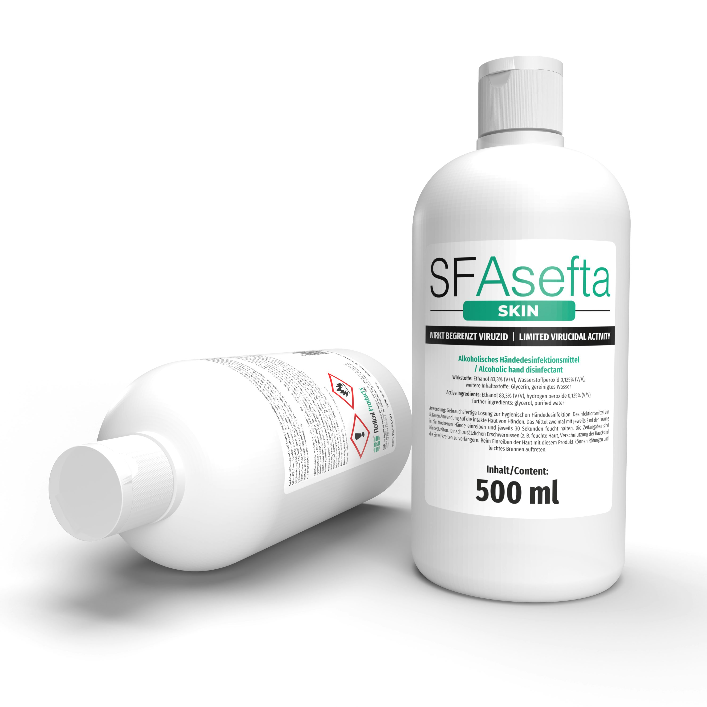 SF Asefta Skin Händedesinfektionsmittel 500ml