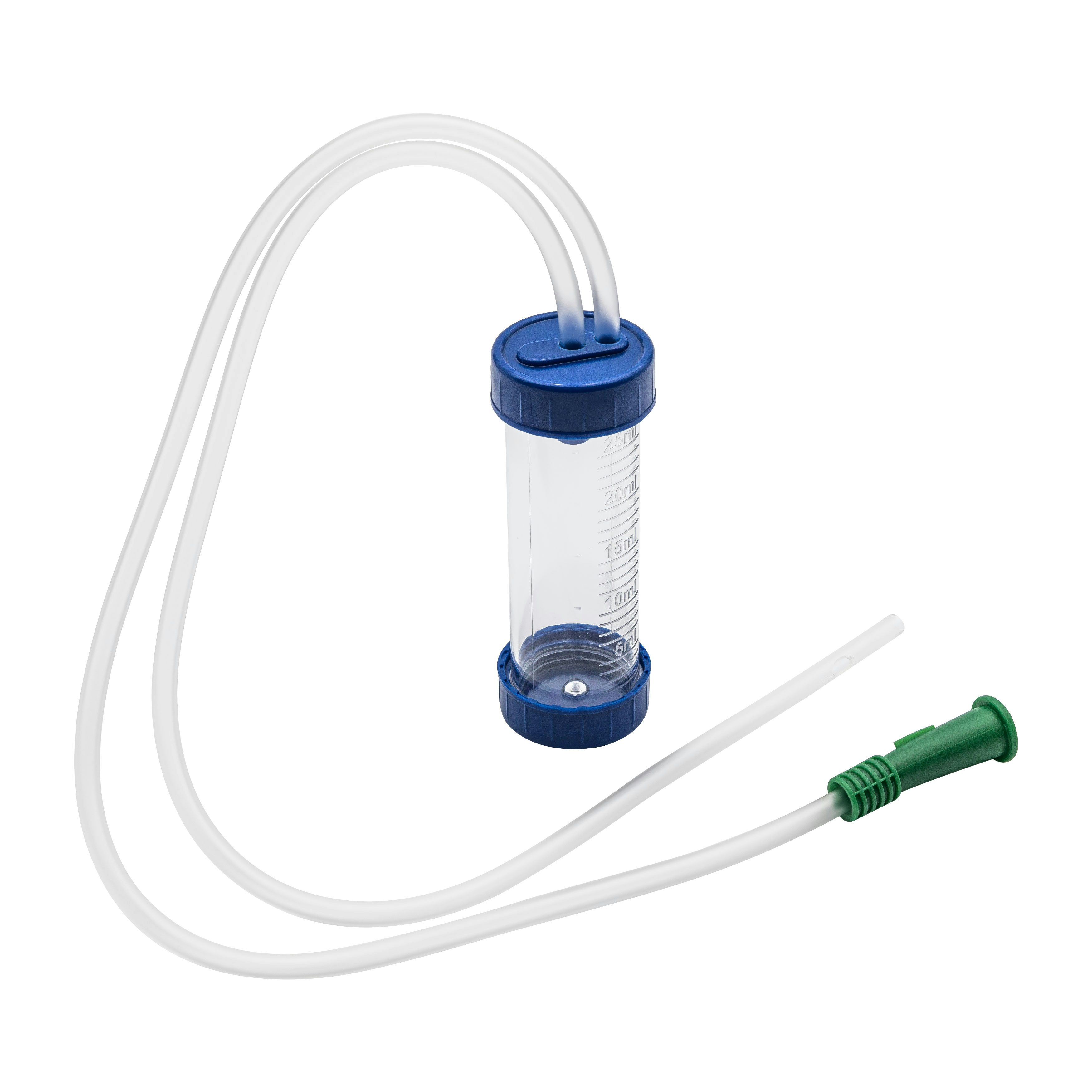 Schleimabsauger 370mm Ch.14, Trichteransatz Ch.14, Schraubkappe, Selbstklebeetikett, Einmalprodukt, Steril