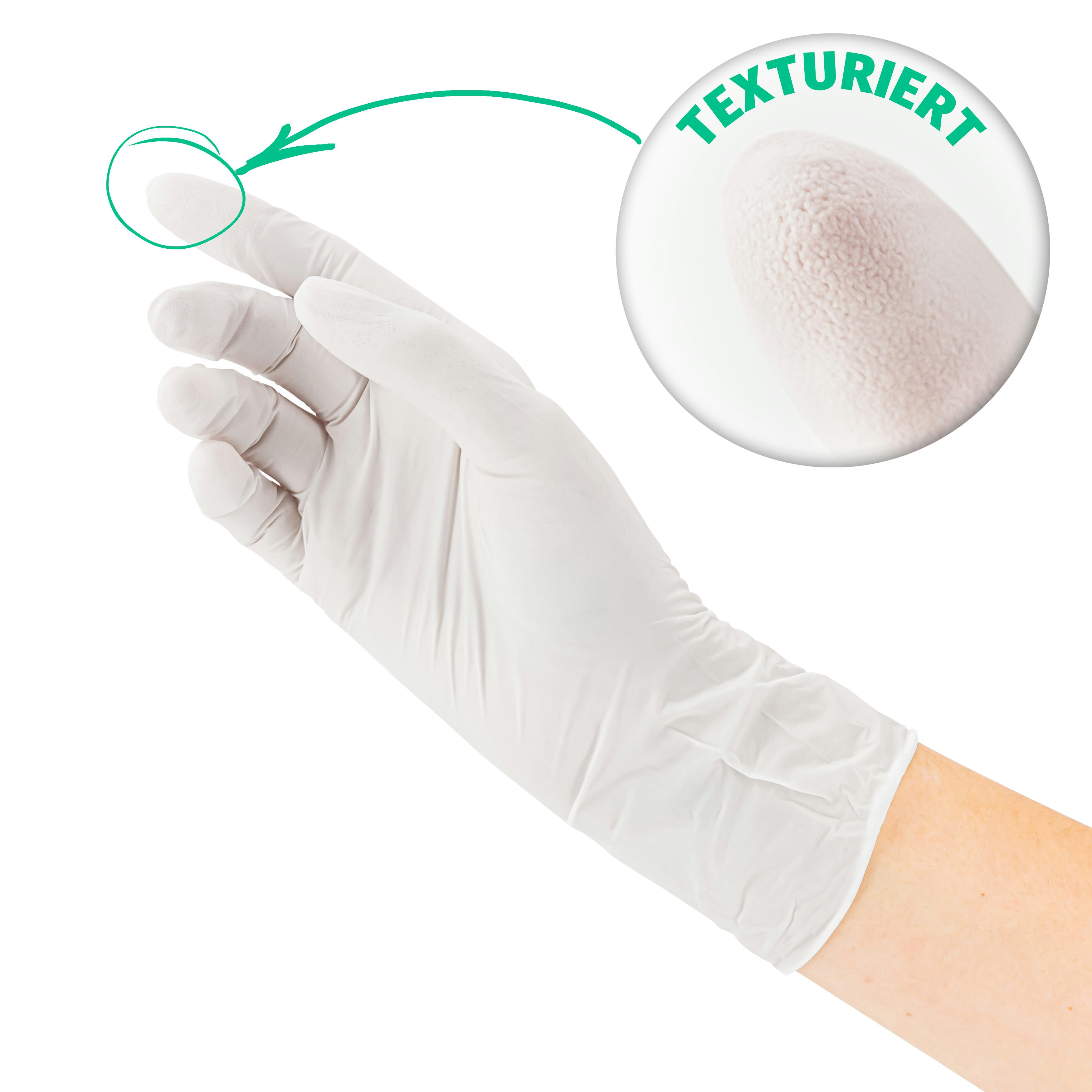 Bild 7 SF Nitril Handschuhe weiß