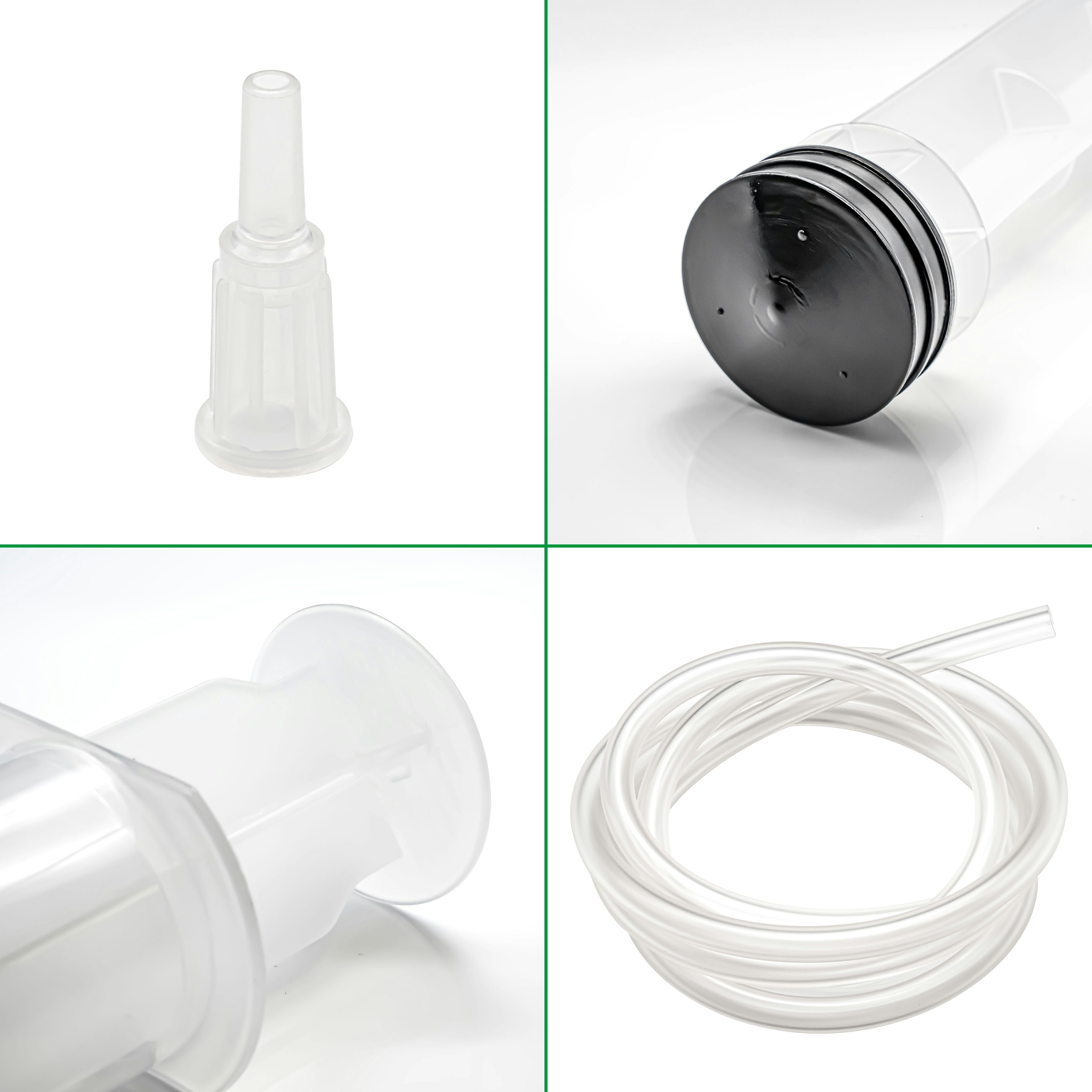 Spritze 200 ml mit Schlauch 1 m