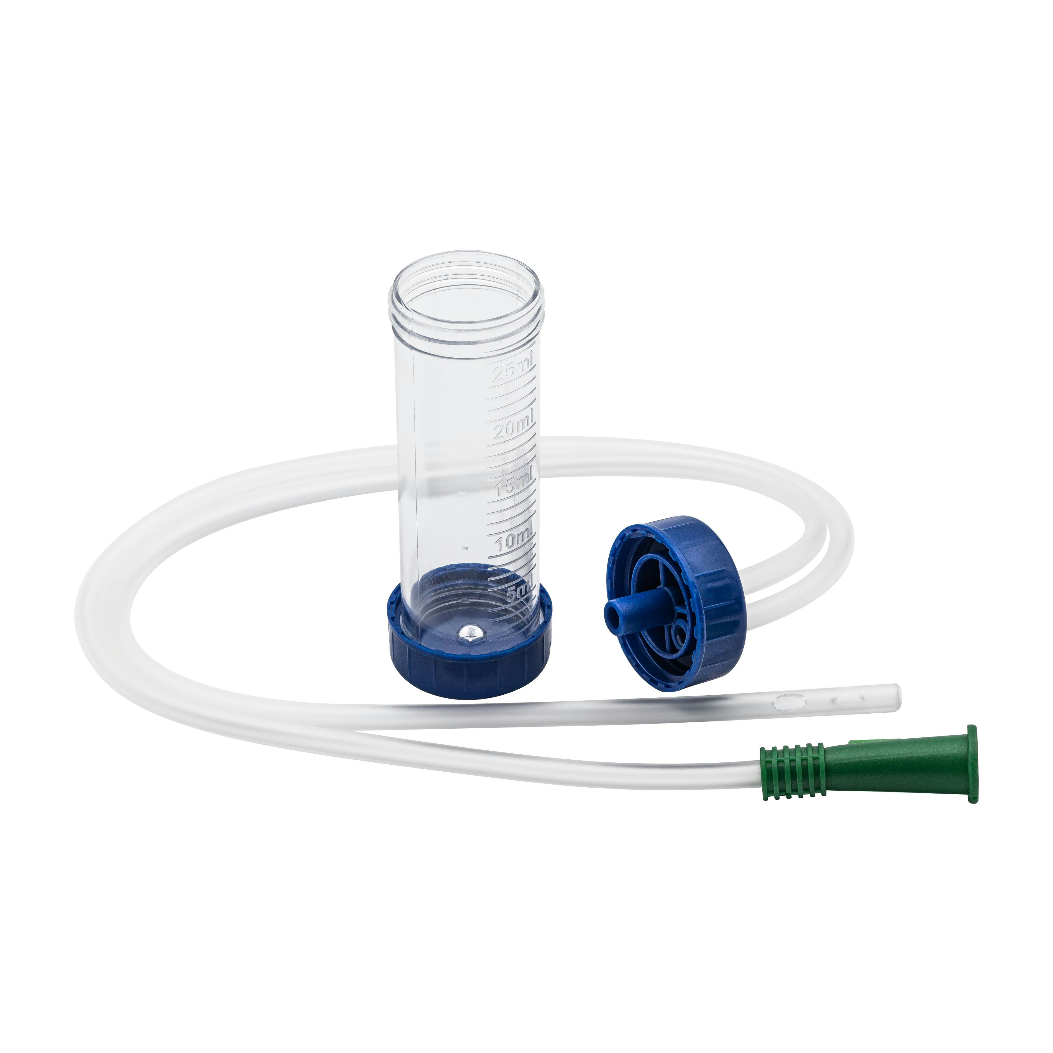 Schleimabsauger 370mm Ch.14, Trichteransatz Ch.14, Schraubkappe, Selbstklebeetikett, Einmalprodukt, Steril