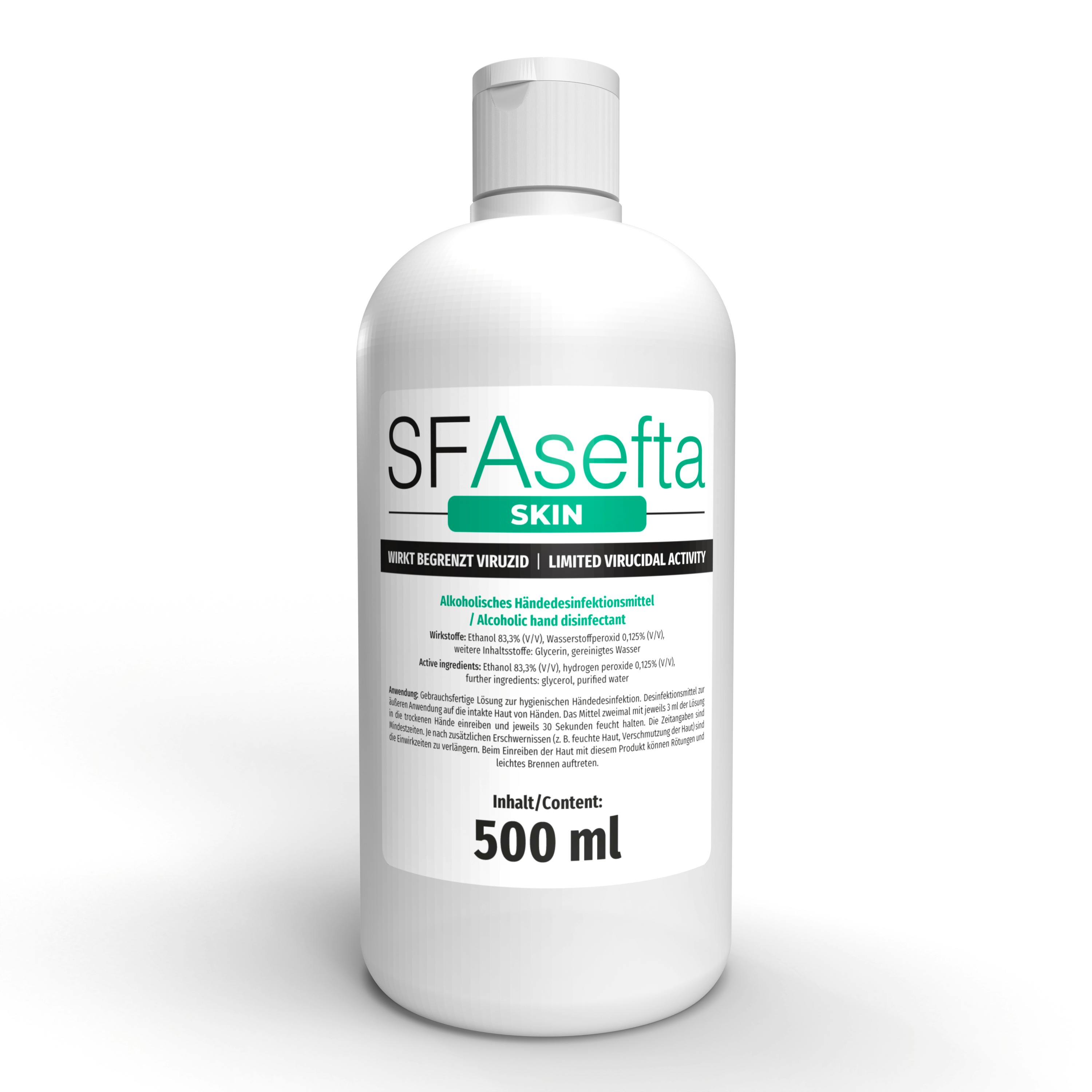 SF Asefta Skin Händedesinfektionsmittel 500ml