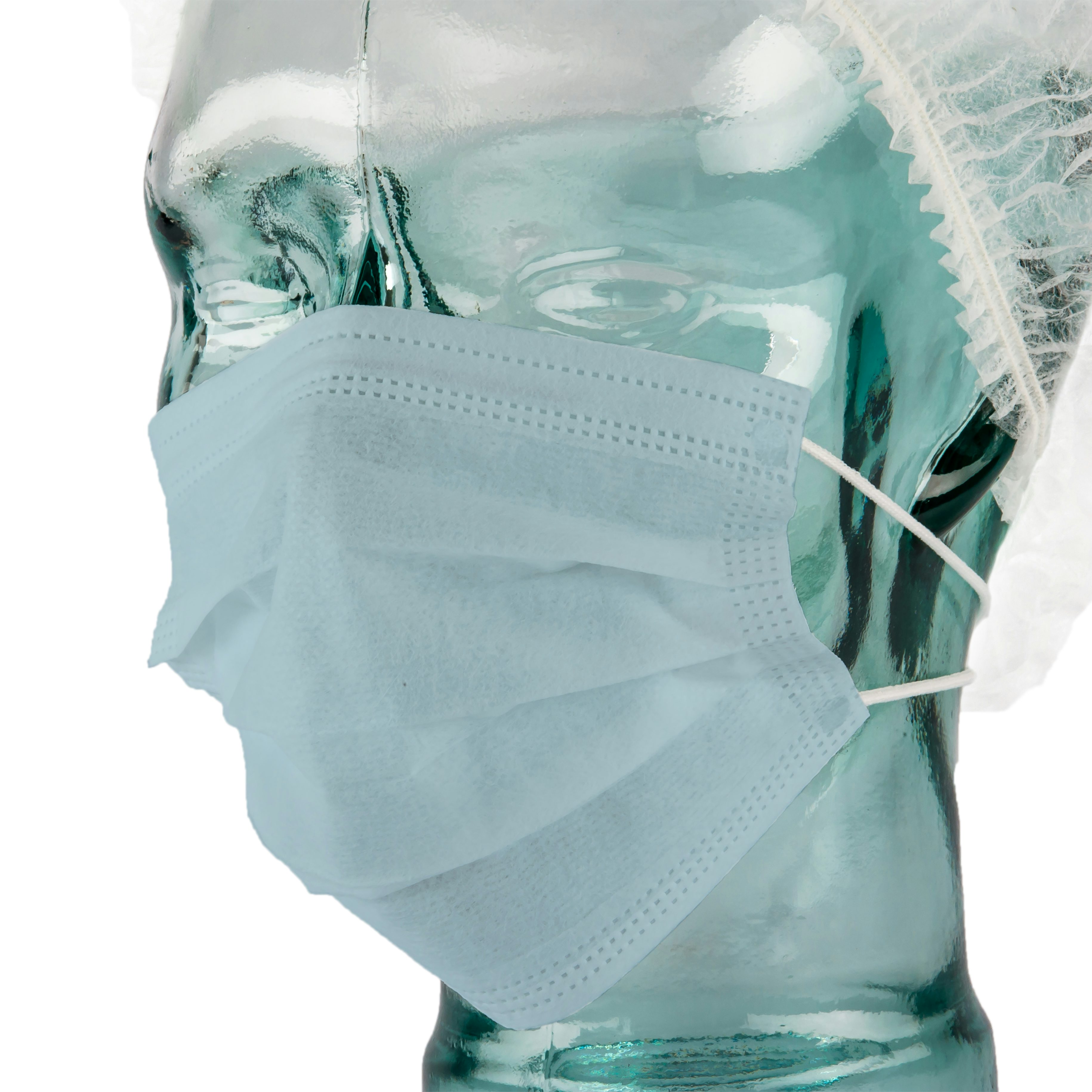 SF Medizinische Maske mit elastischen Ohrschlaufen Blau TYP IIR
