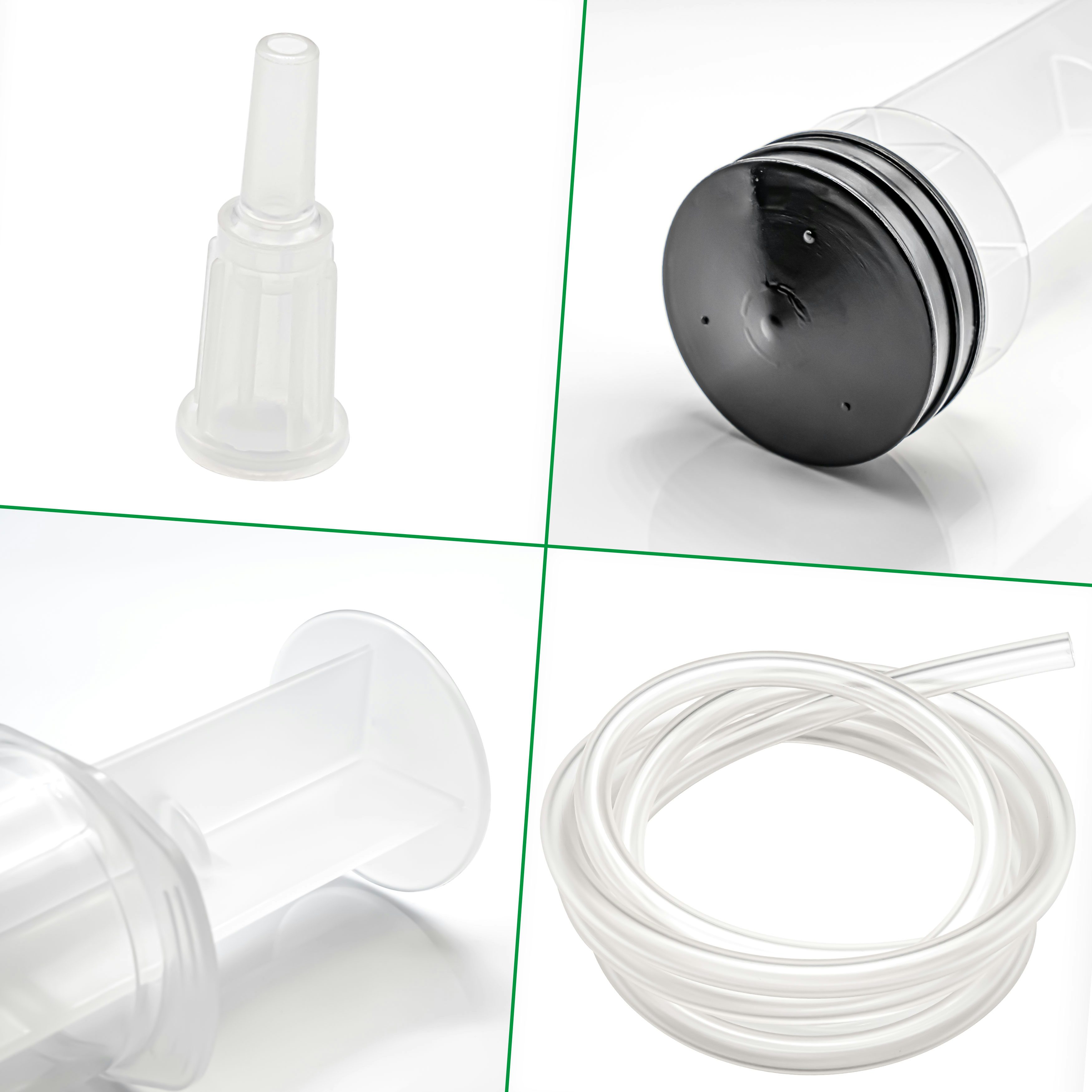 Spritze 150 ml mit Schlauch 1 m