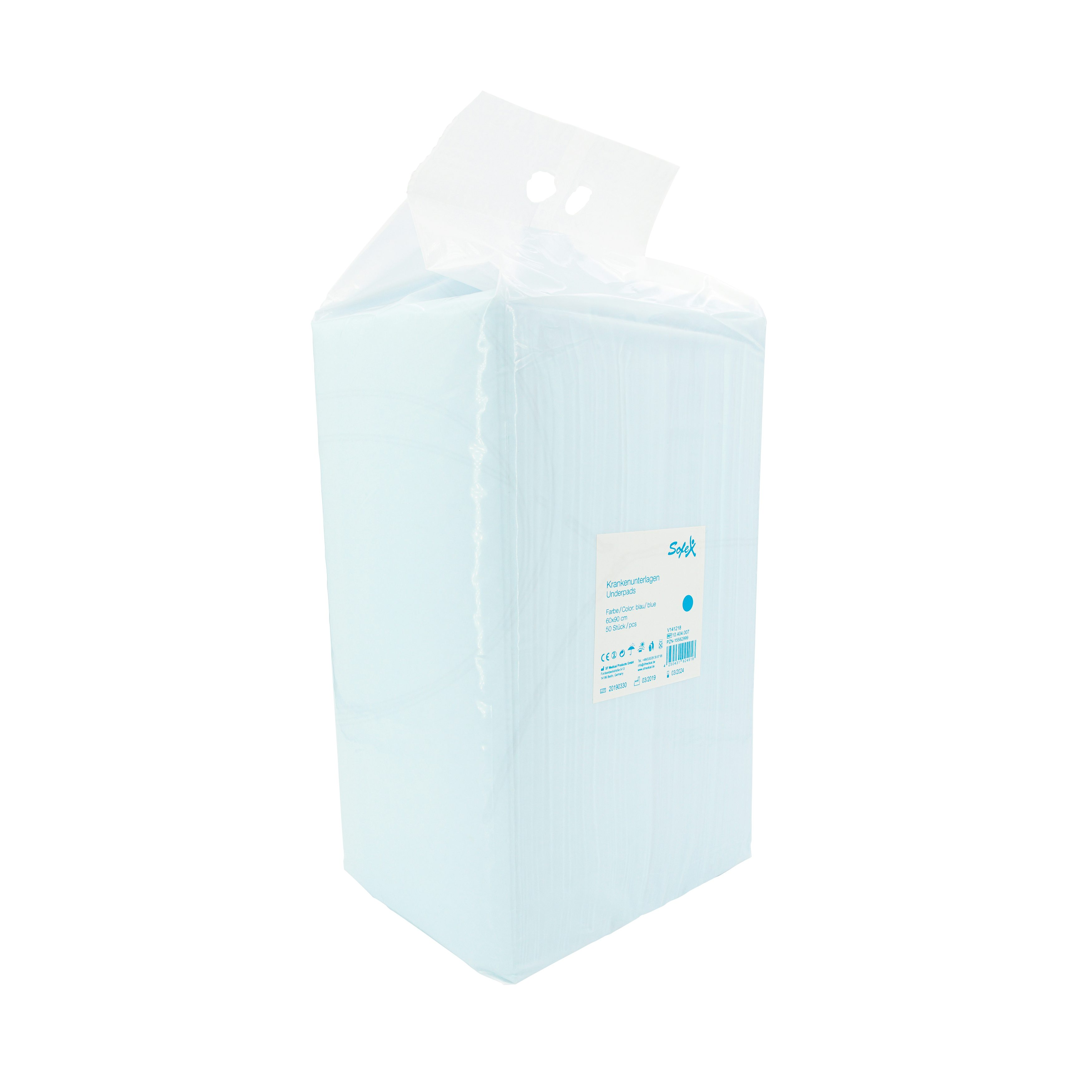 Sofex Krankenunterlagen Blau