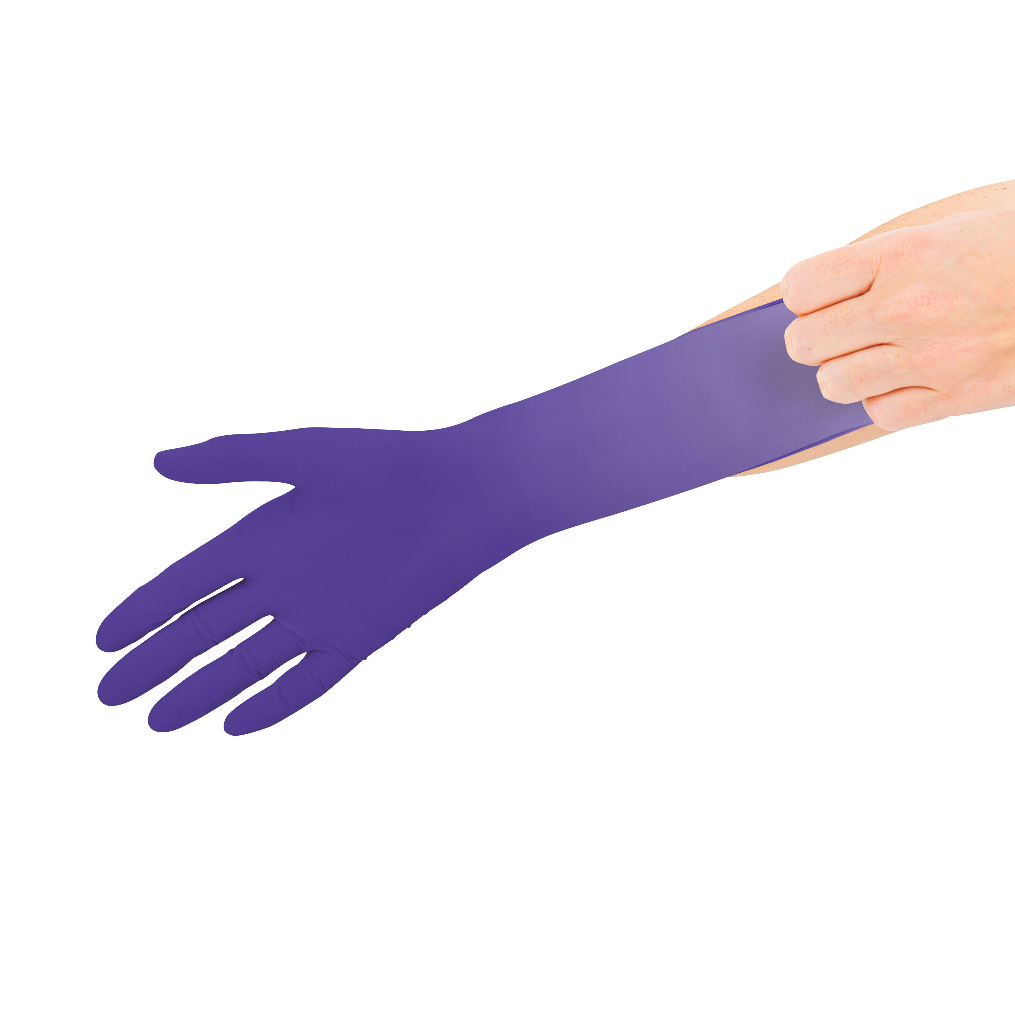 SF Nitril Handschuhe, Latex-frei Größe S, Violett, 100 Stück