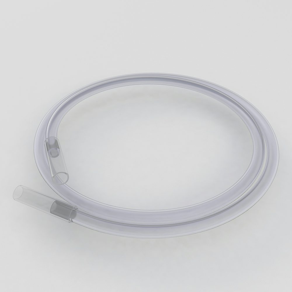 Absaugschlauch, 1000 mm, Ch. 27, beidseitig Silikonansatz