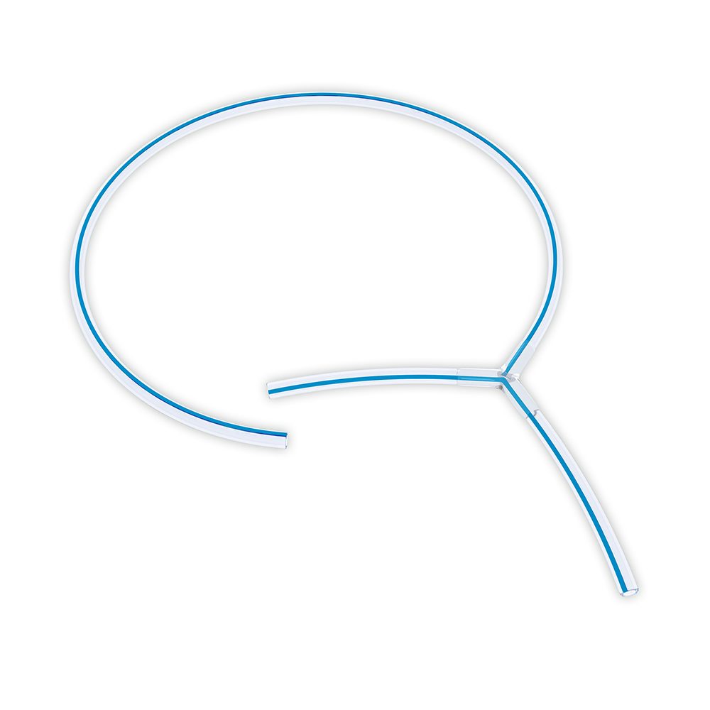 T-Drainage, 500 mm, Ch. 18, Steg 160 mm, Röntgenkontraststreifen