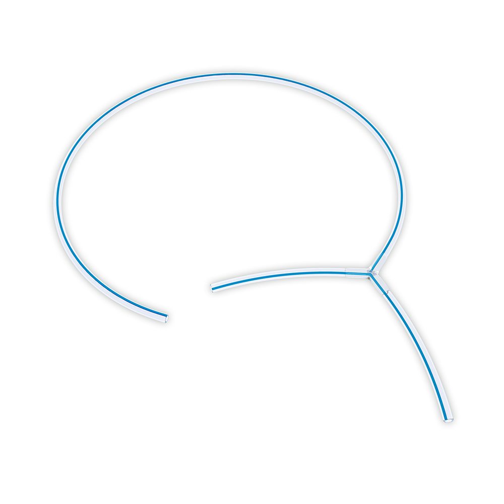 T-Drainage, 500 mm, Ch. 15, Steg 160 mm, Röntgenkontraststreifen