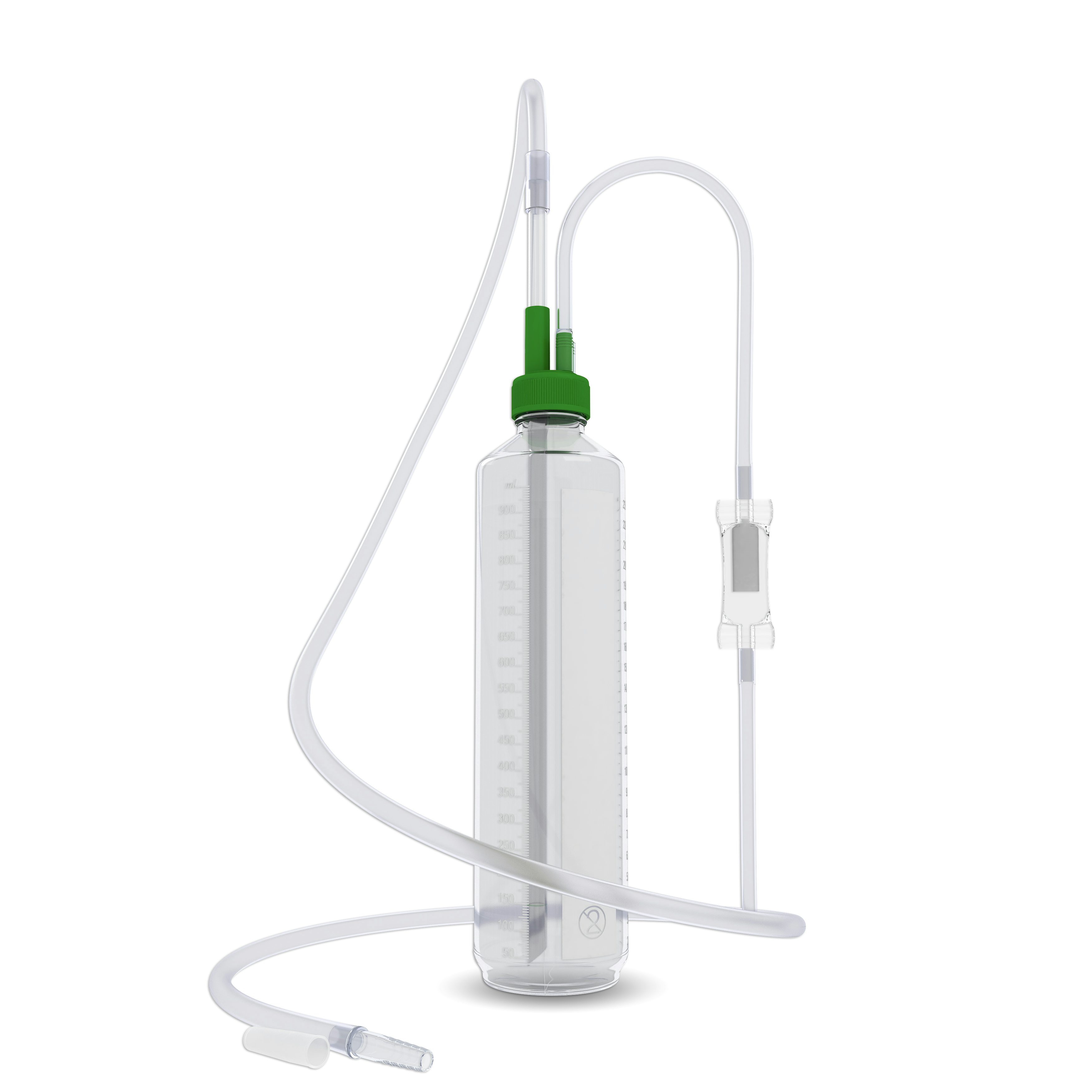 THORAFLEX, Drainagesystem; Schraubaufsatz mit 1 Flasche, 1000 ml, Patientenschlauch
