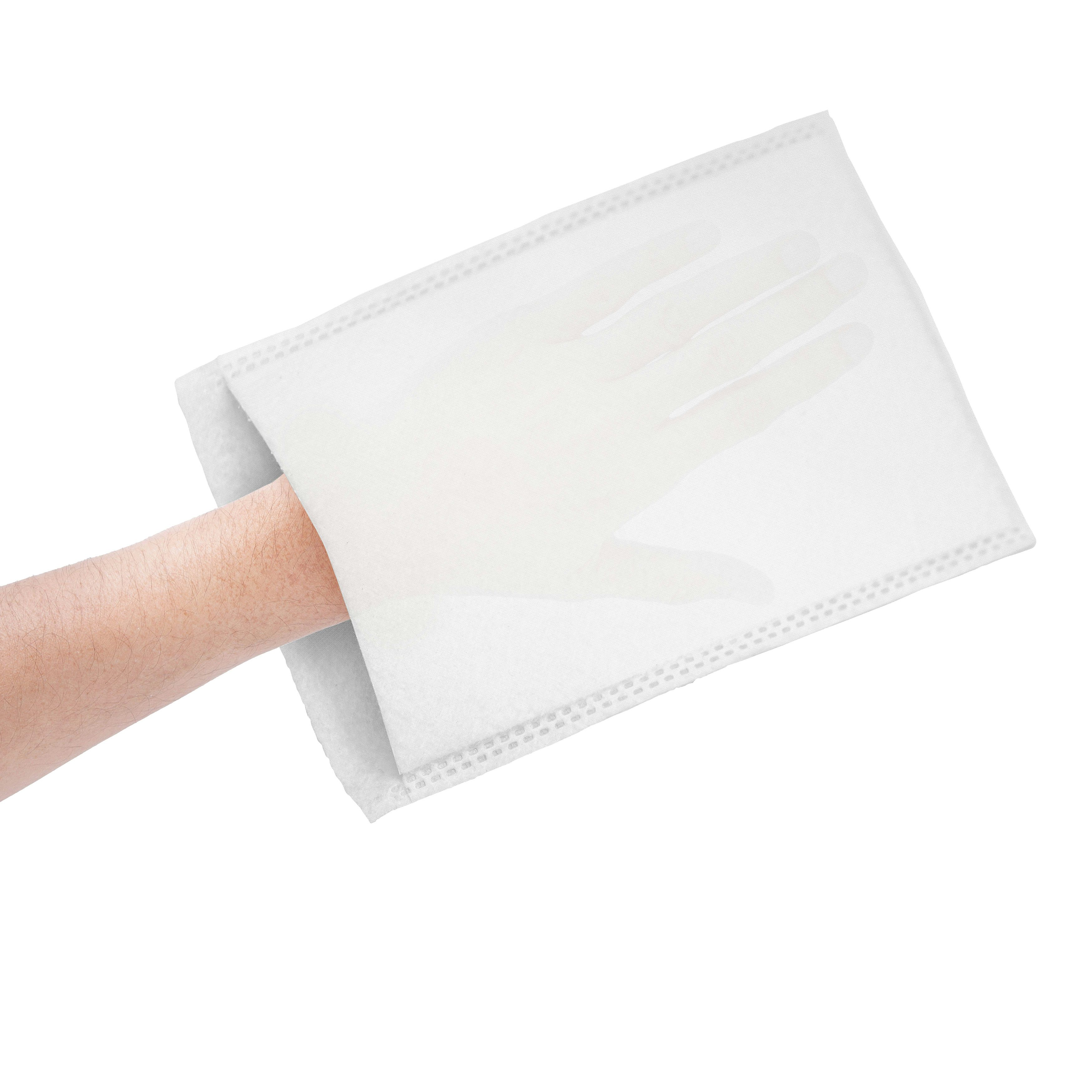 Bild 2 Sofex Waschhandschuhe weiß