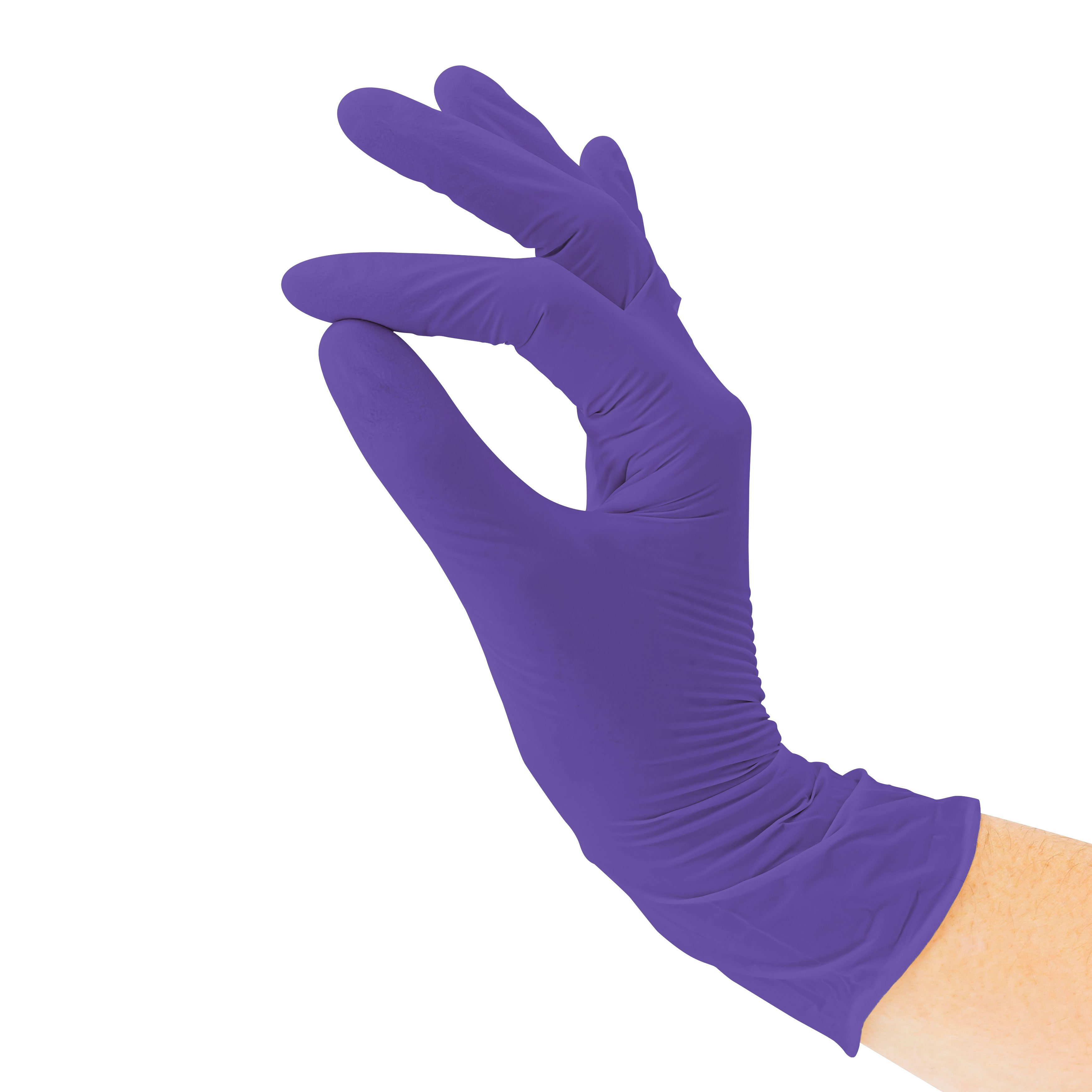 SF Nitril Handschuhe, Latex-frei Größe S, Violett, 100 Stück