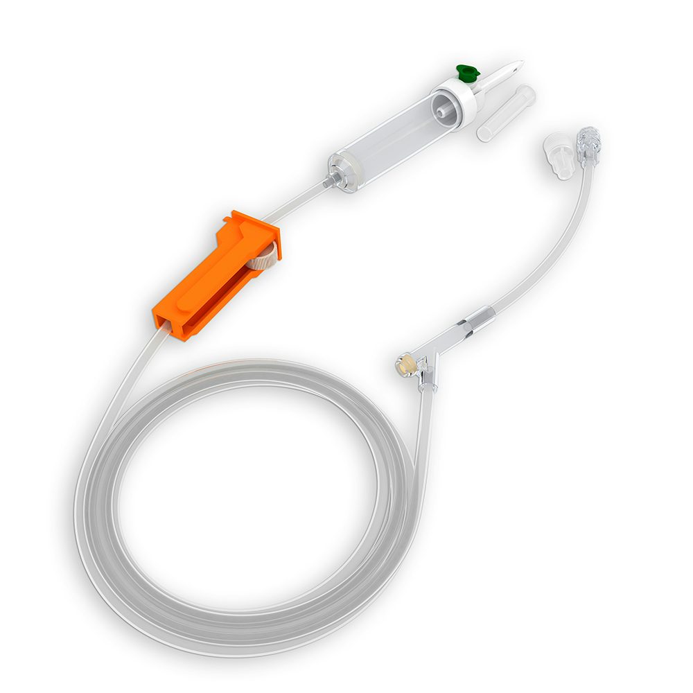 Infusionsgerät P, 1850 mm, Belüftung 3 µm, Y-Zuspritzmöglichkeit, LL pos